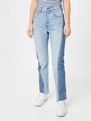 zils LEVI'S ® Standarta Džinsi '501 Jeans SpLiced': no priekšpuses