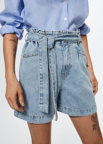 MANGO Regular Shorts 'Ares' in Blau