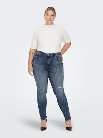 ONLY Carmakoma Skinny Jeans 'Power' in Blauw