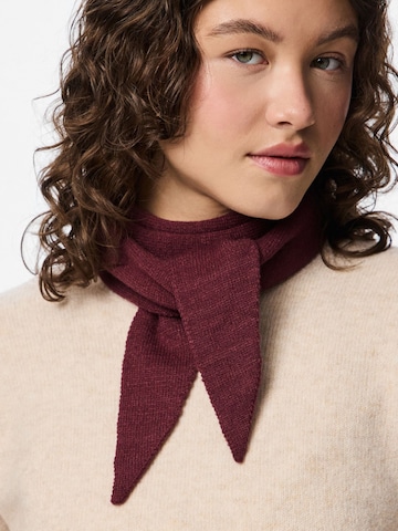 PIECES Scarf 'PCKomma' in Red