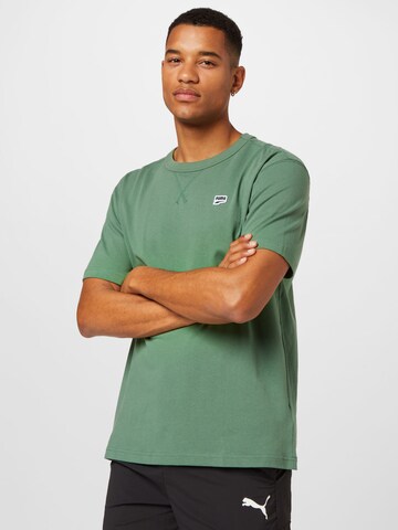 T-Shirt 'Downtown' PUMA en vert : devant