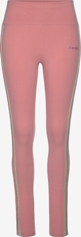 BENCH Skinny Leggings in Pink: predná strana