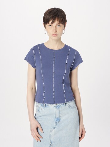 LEVI'S ® - Camisa 'Inside Out Seamed Tee' em azul: frente