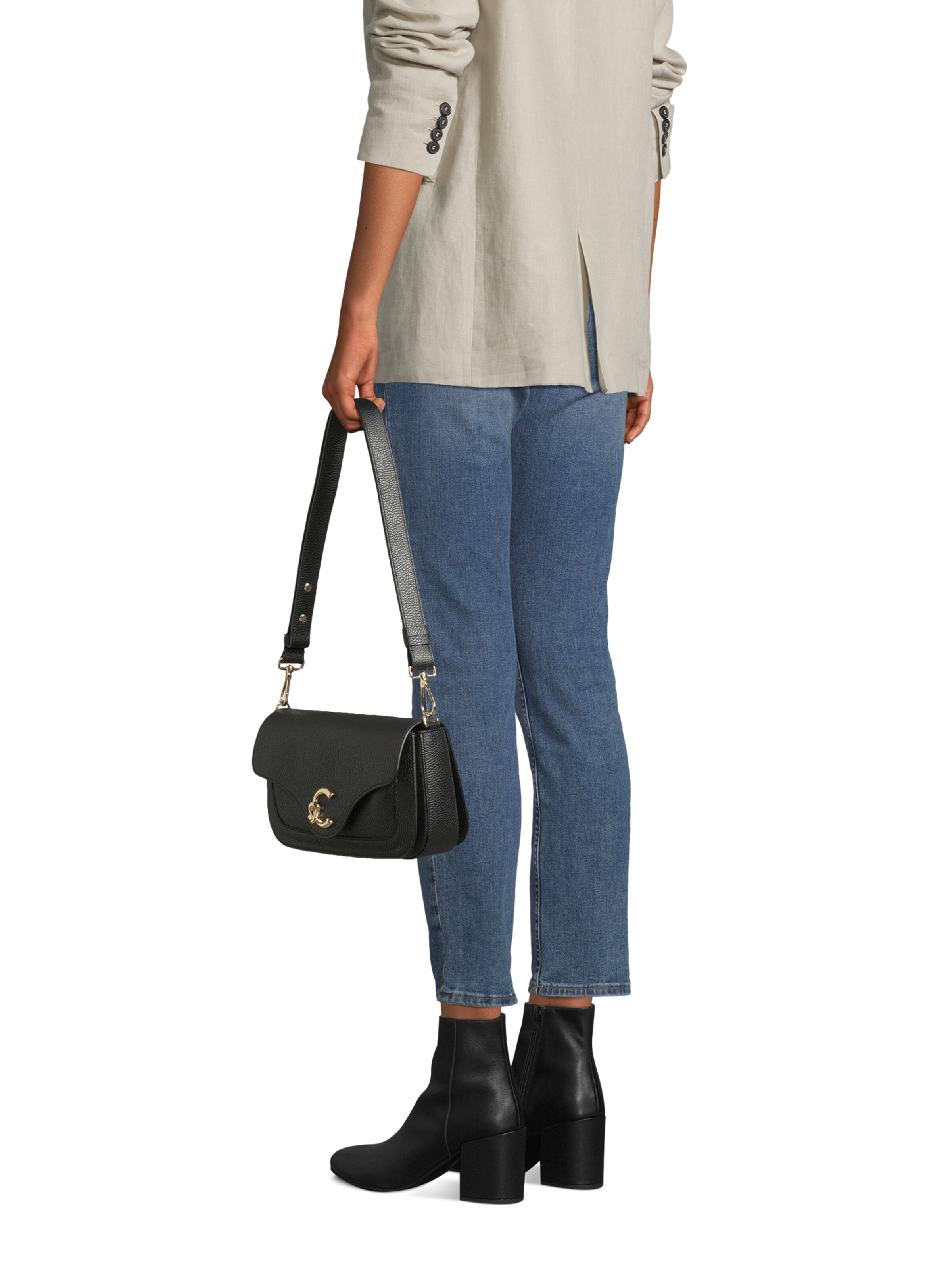 Borsa a spalla 'C-Me' di Coccinelle in nero