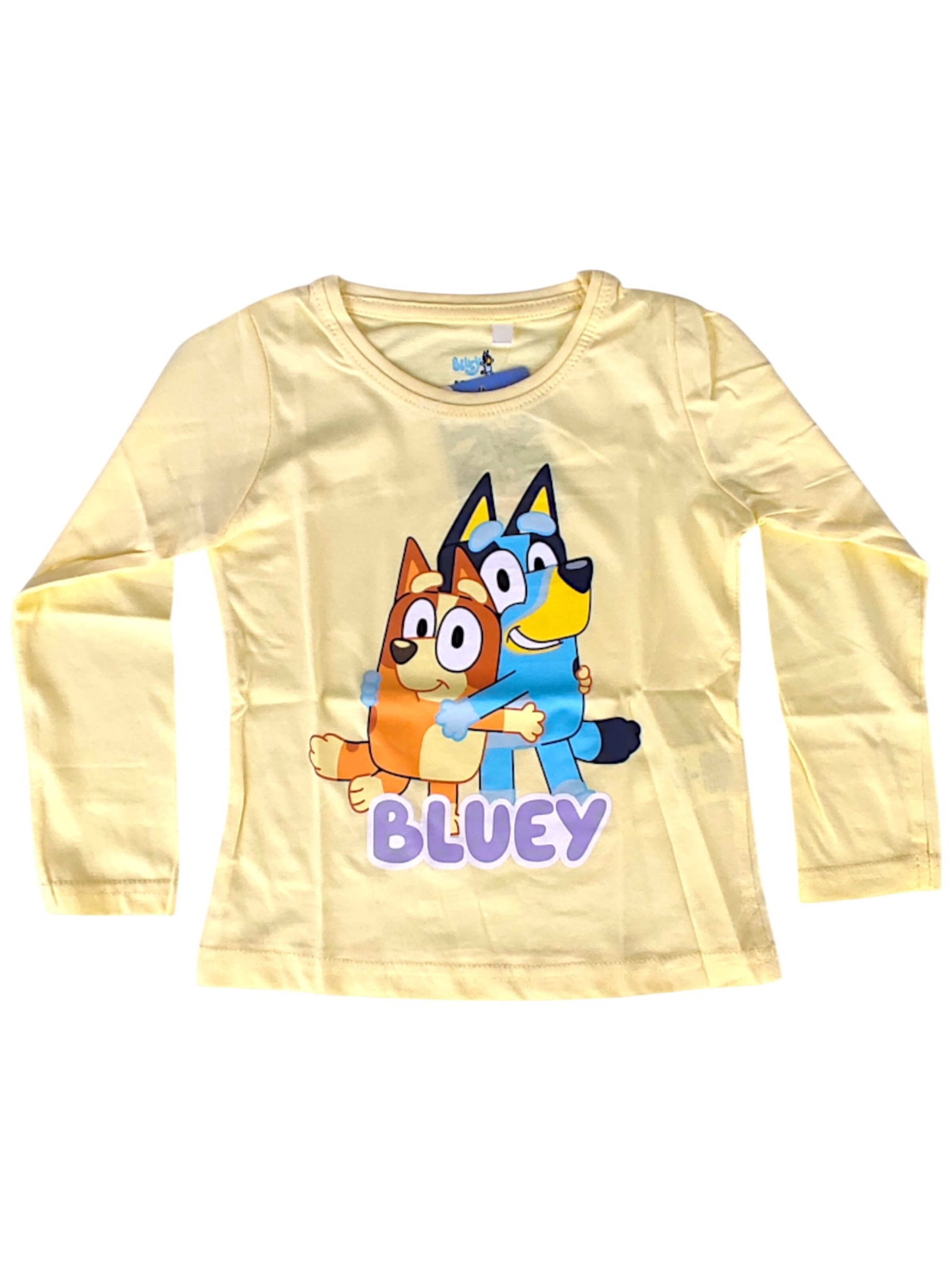 Bluey Shirt 'Bluey & Bingo' in Yellow: front