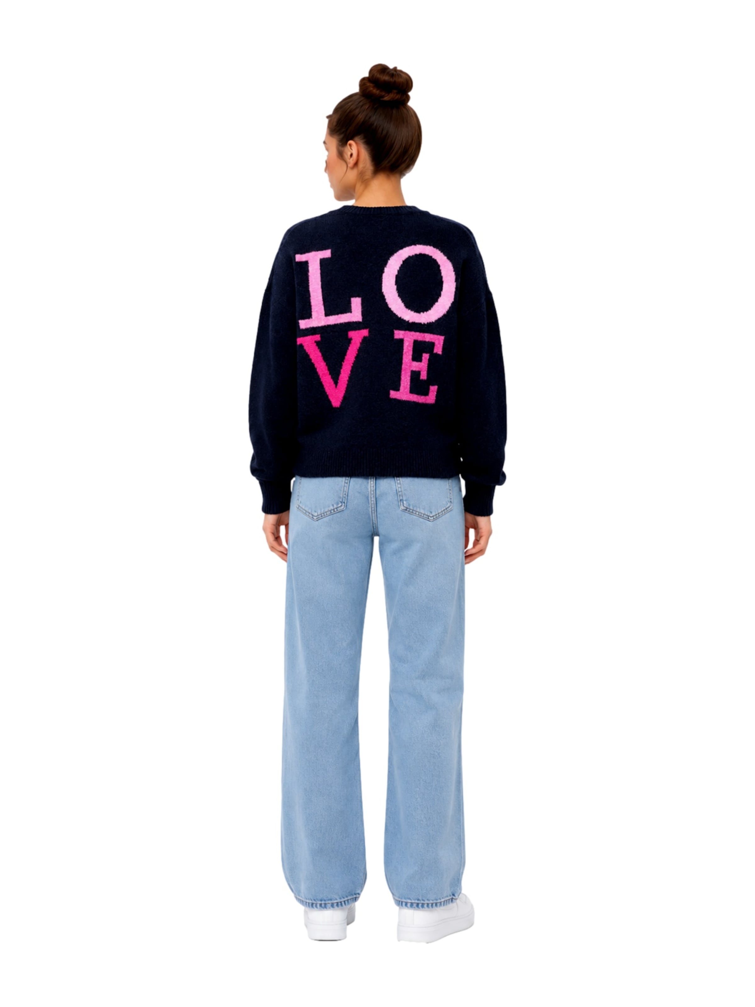 Pull-over 'KOGABBY LOVE' ONLY GIRLS en bleu : devant