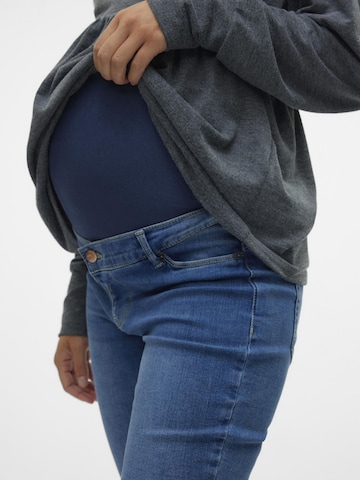 Vero Moda Maternity Skinny Jeans 'VMMPosh' in Blue