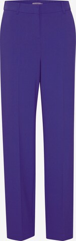 b.young Pleated Pants 'BYDANTA' in Purple: front