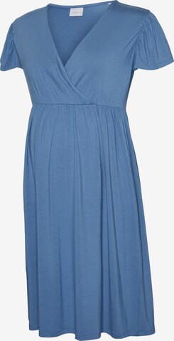 Robe 'KHLOE' MAMALICIOUS en bleu : devant