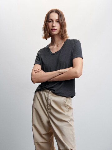 MANGO Shirt 'VISCA' in Grey: front