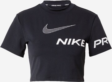 NIKE Functioneel shirt in Zwart: voorkant