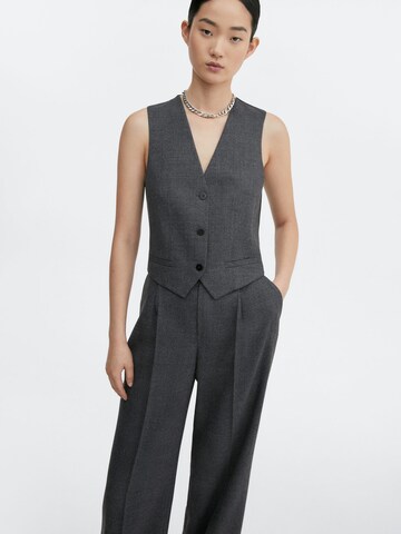 MANGO Suit Vest 'PARIS' in Grey: front