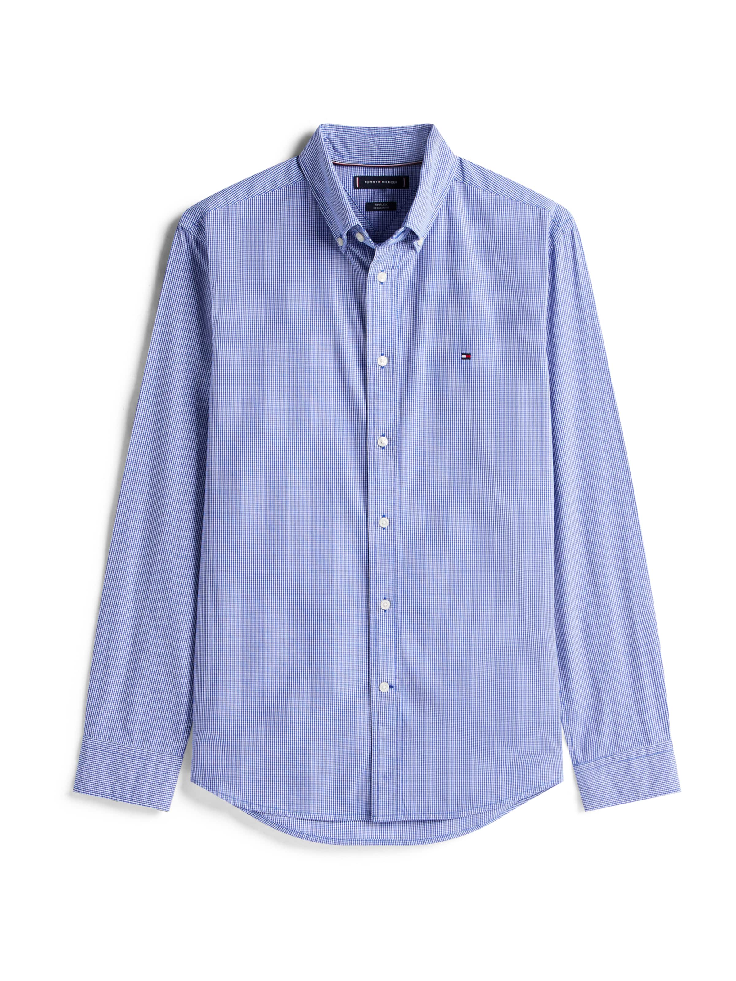 TOMMY HILFIGER Regular fit Риза 'FLEX' в синьо: отпред