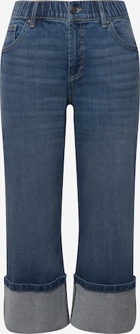 Ulla Popken Regular Jeans in Blauw: voorkant