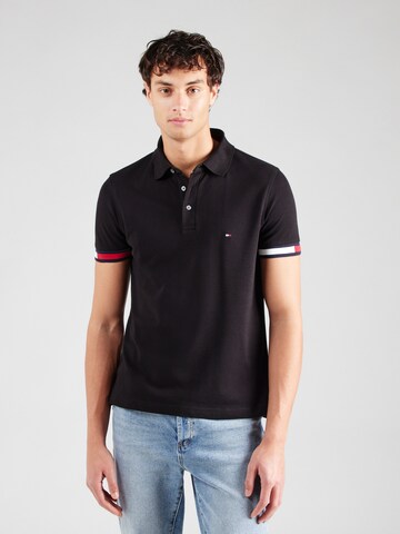 TOMMY HILFIGER Poloshirt in Schwarz: Vorderseite