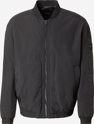 BOSSPrijelazna jakna 'Ovarsi' - crna boja: prednji dio