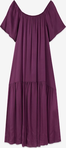 Robe oltre en violet : devant