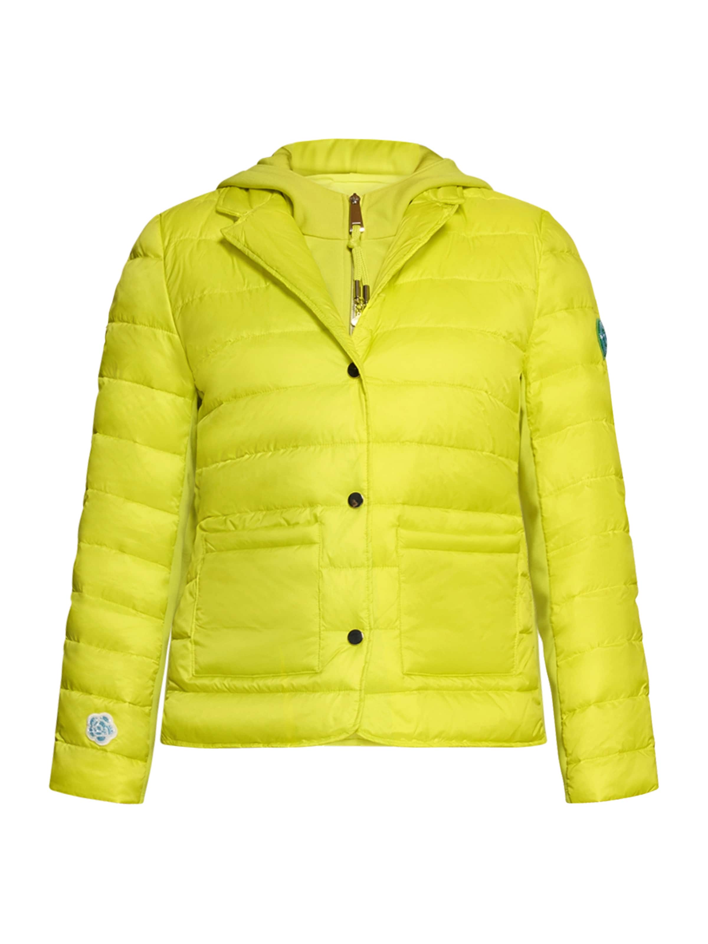 Veste d’hiver Cartoon en jaune : devant