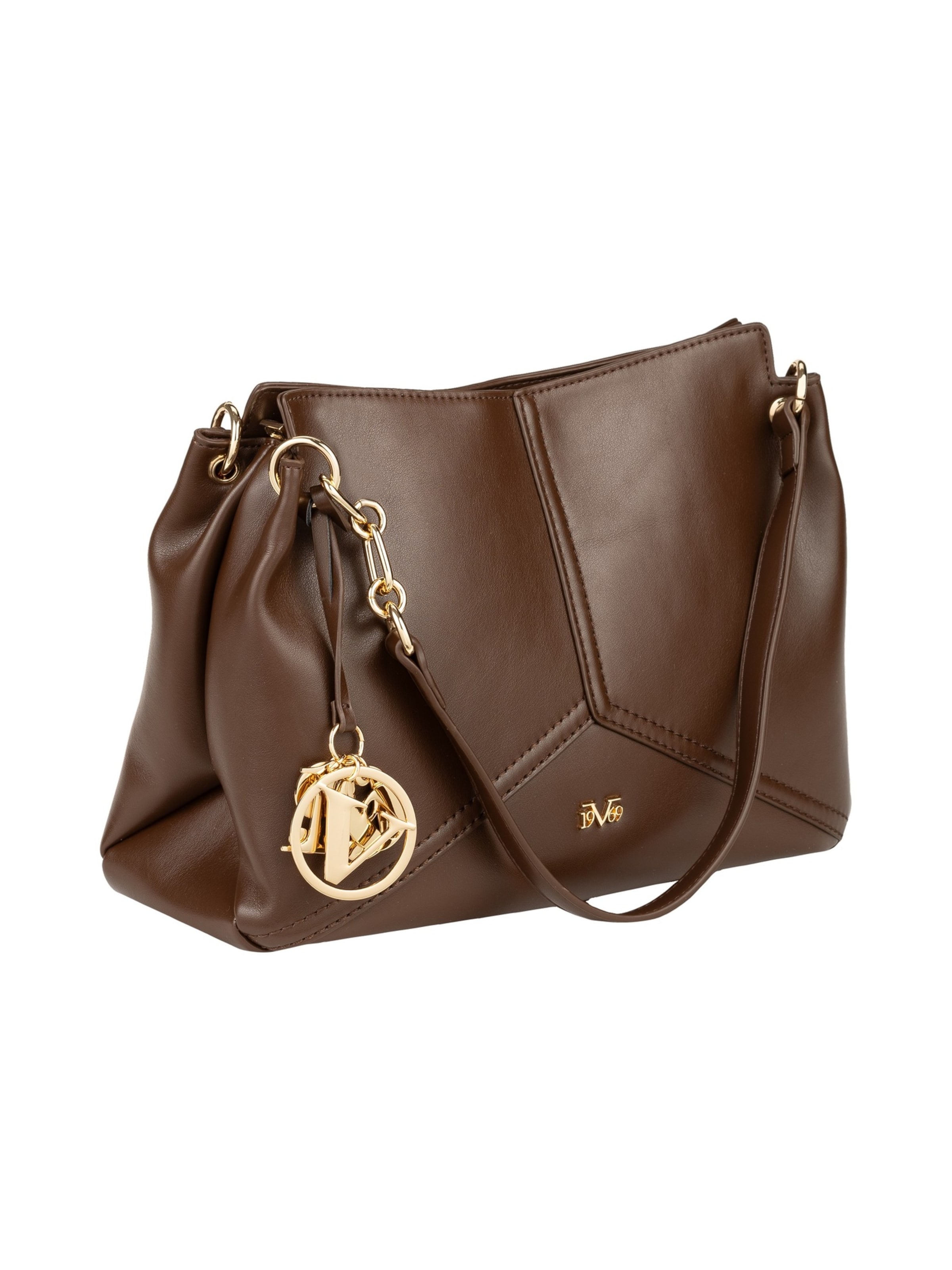 19V69 ITALIA Τσάντα χειρός 'Aldina' σε καφέ