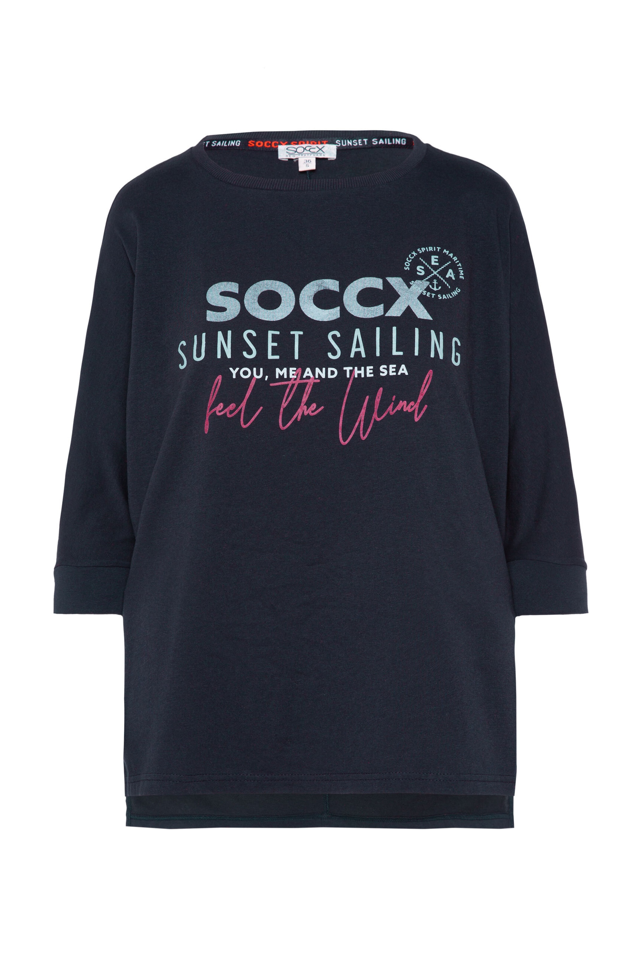 Maglietta di Soccx in blu: frontale