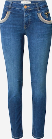 MOS MOSH Slimfit Jeans in Blau: predná strana