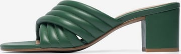 Bianco Mules 'STINE' in Green: front