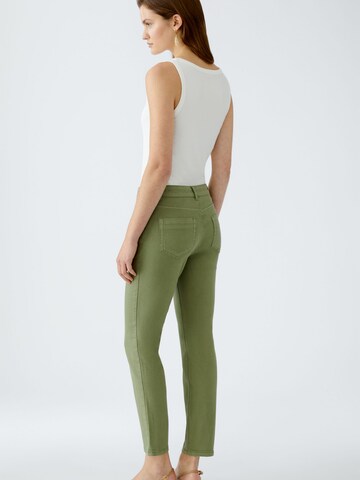 OUI Slimfit Jeggings 'Baxtor' in Grün