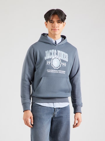 JACK & JONES - Sudadera 'JJMAKO' en azul: frente