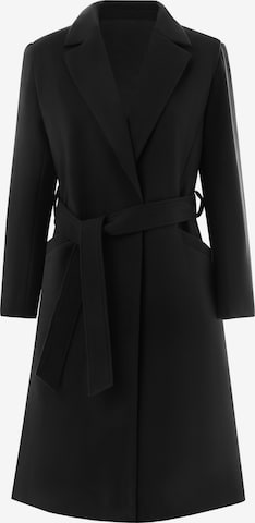 Manteau mi-saison Imily Bela en noir : devant