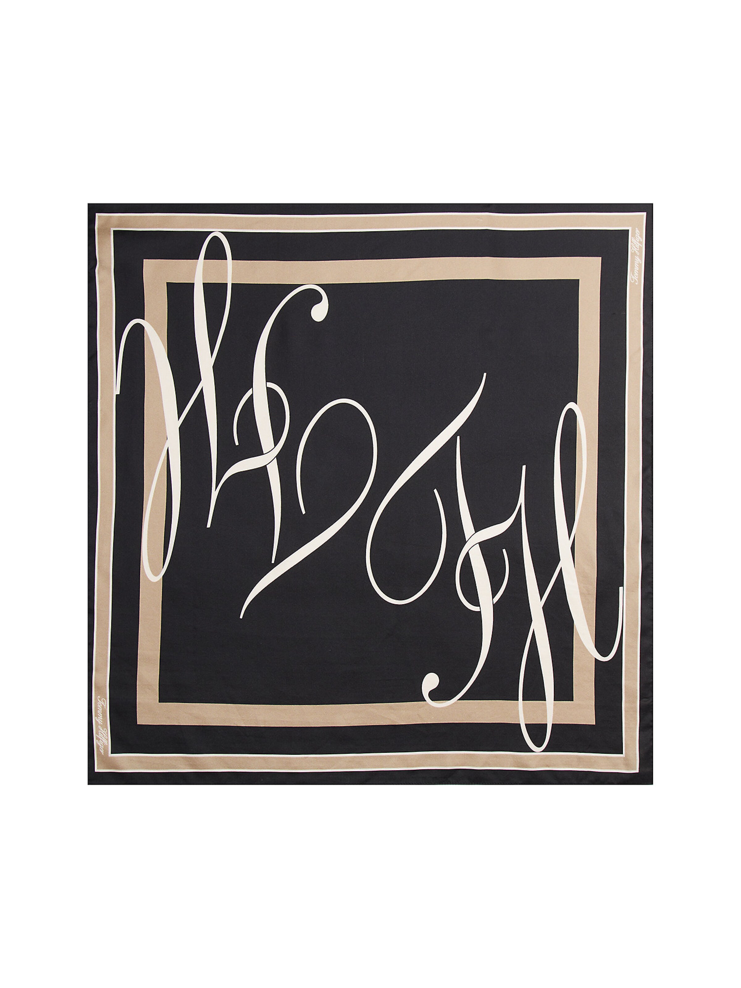 TOMMY HILFIGER Scarf in Black: front