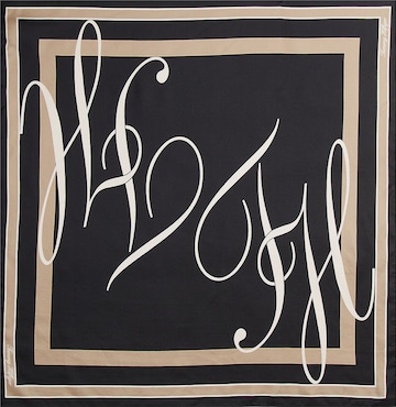 TOMMY HILFIGER Scarf in Black: front