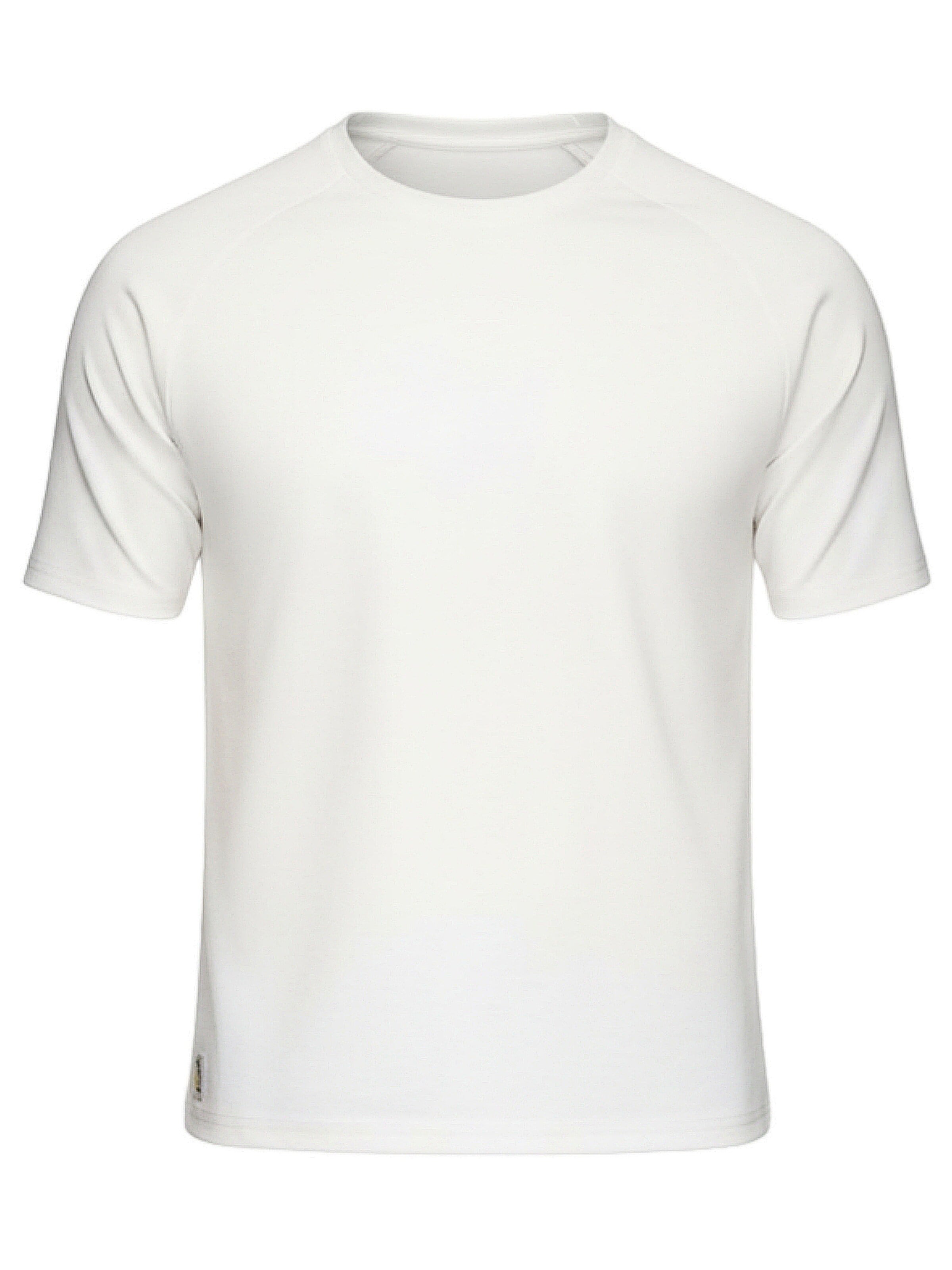 Ombre Shirt in Wit: voorkant