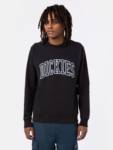 DICKIES Mikina 'Aitkin' - Čierna: predná strana