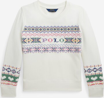 Polo Ralph Lauren Sweatshirt i vit: framsida