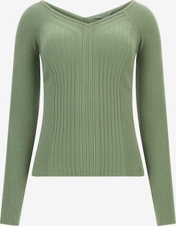 GUESS Sweater in Green: front