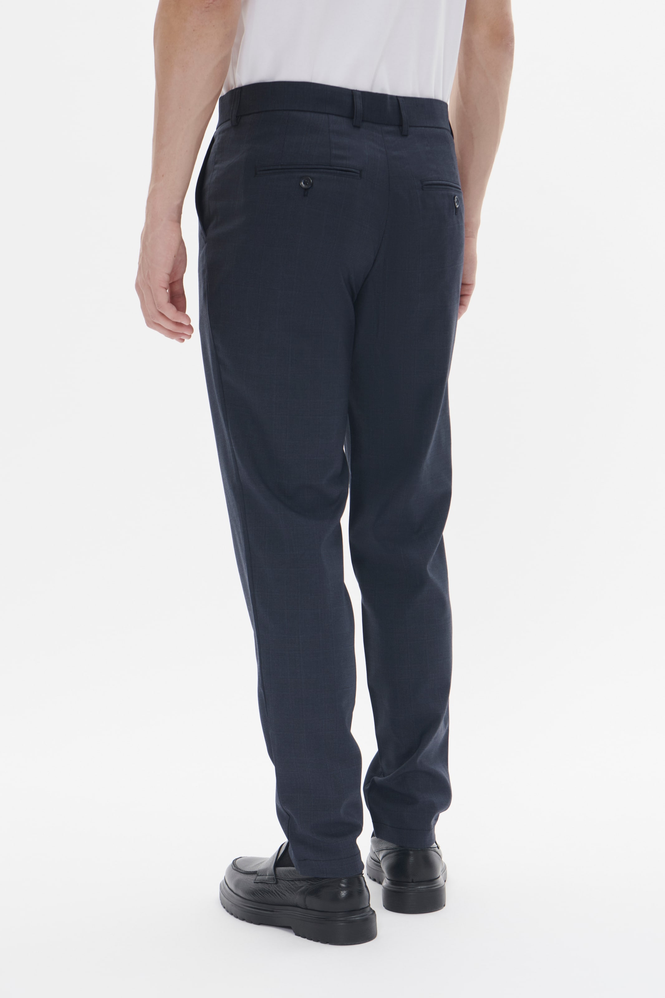 Matinique - Slimfit Calças chino 'MAliam' em azul