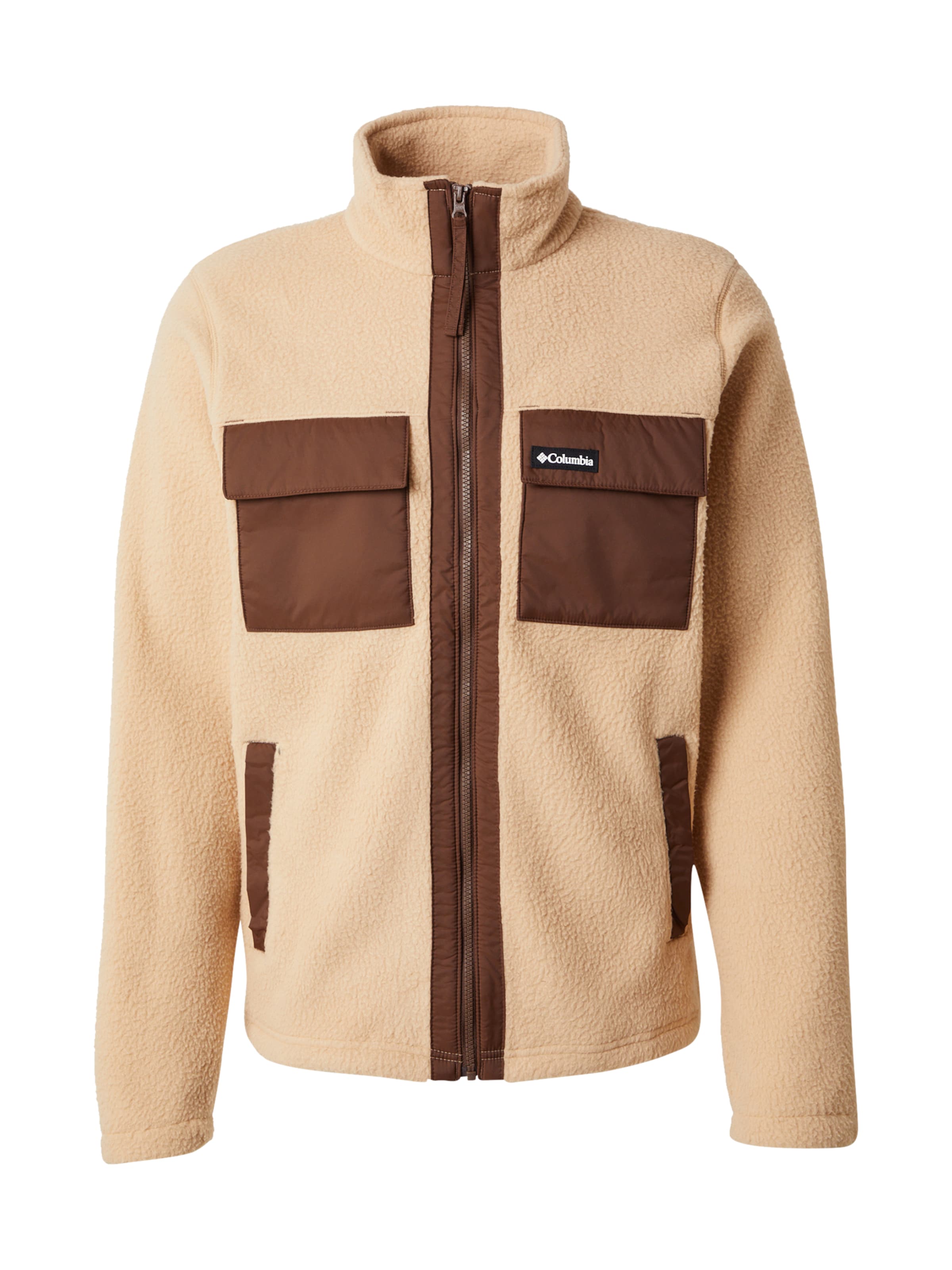smėlio COLUMBIA Funkcinis flisinis džemperis 'Juniper Peak': priekis