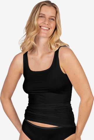 Nina von C. Undershirt 'Pure' in Black: front