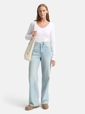 T-shirt TOM TAILOR DENIM en blanc