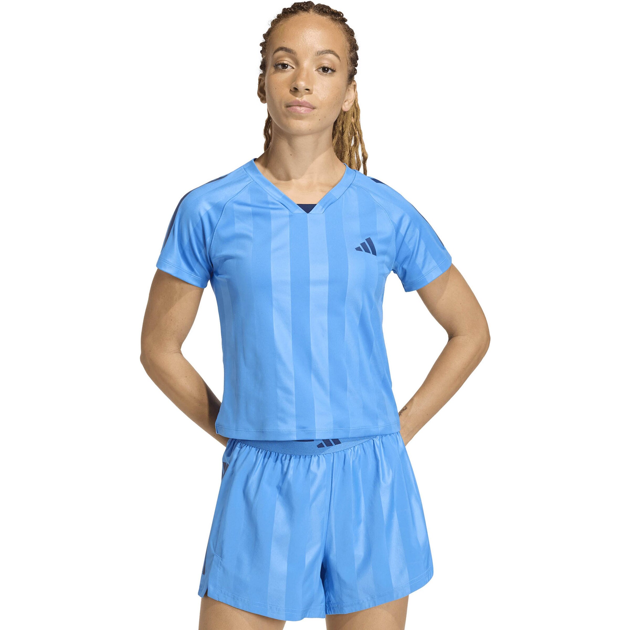 ADIDAS PERFORMANCE Performance Shirt 'Q2 Hyg' in Blue: front