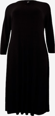 YOEK Jurk in Zwart: voorkant