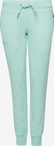 Superdry Tapered Sportbroek in Groen: voorkant