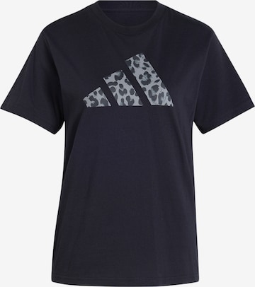 ADIDAS SPORTSWEAR - Camisa funcionais em preto: frente