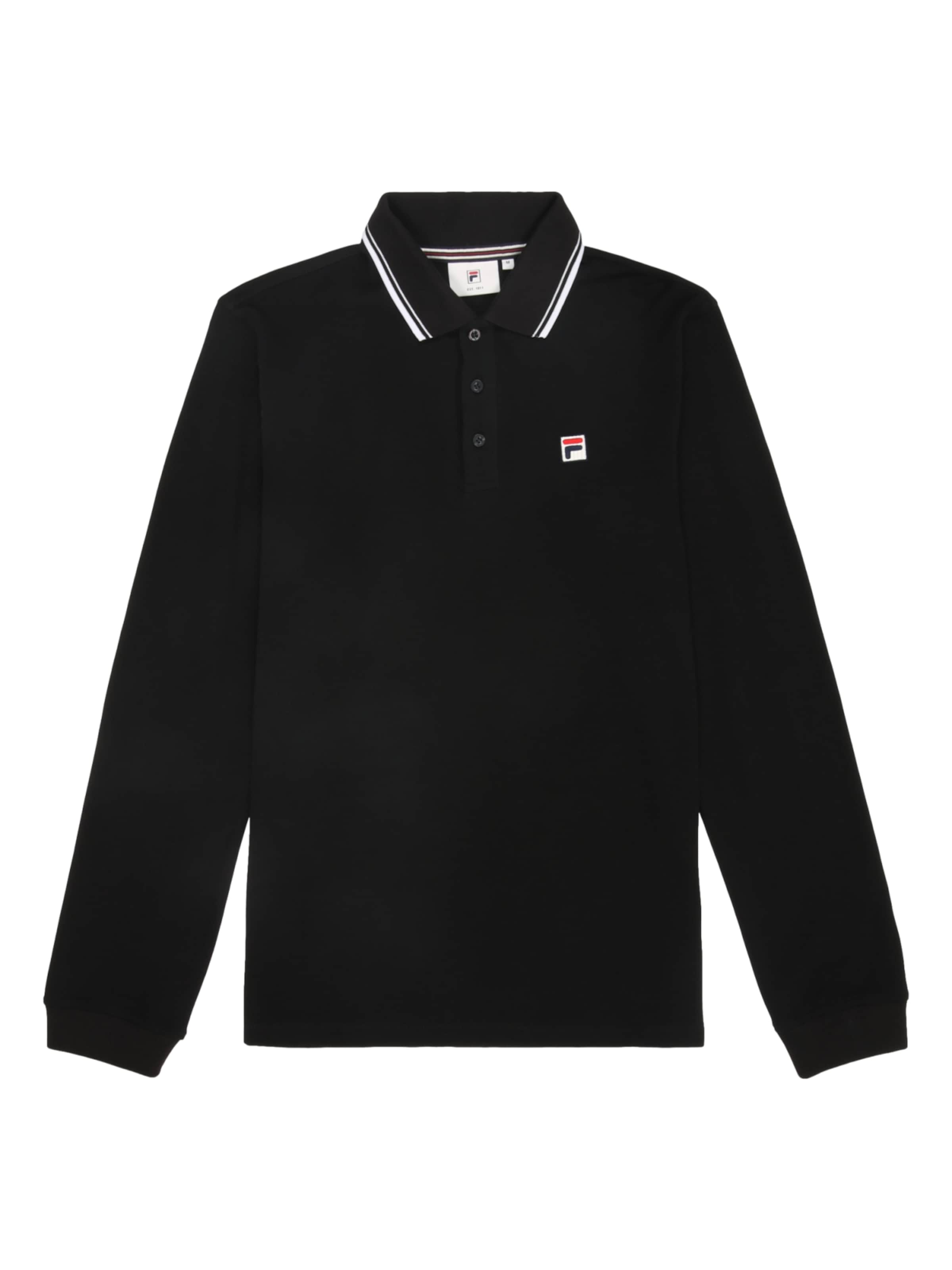 FILA Poloshirt 'BIELLA' in schwarz, Produktansicht
