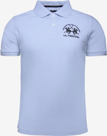 La Martina Poloshirt 'Map001' in Blau: Vorderseite
