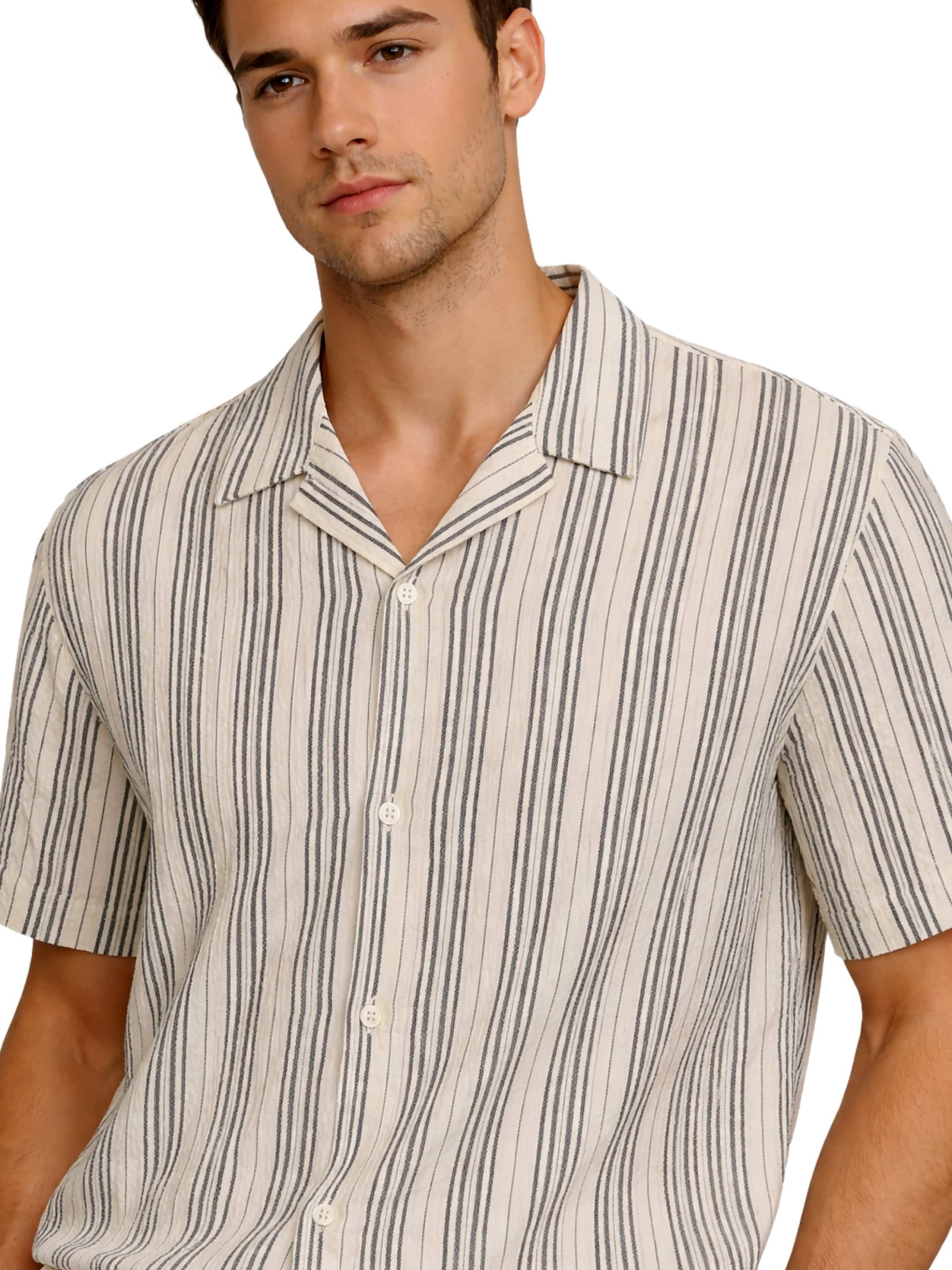 Only & Sons Comfort Fit Hemd in Beige