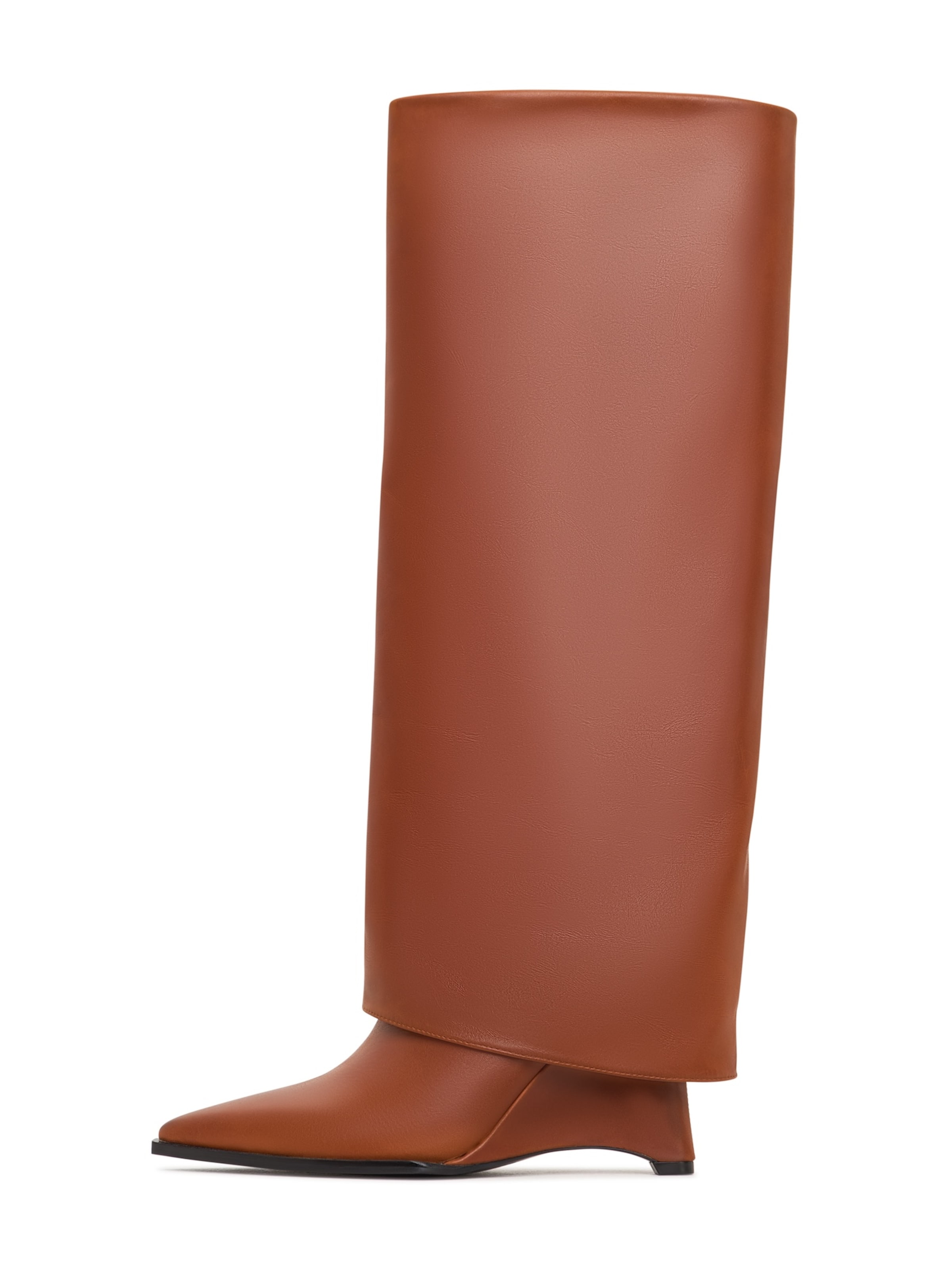 CESARE GASPARI Stiefel in Braun: Vorderseite