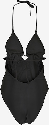 Urban Classics Triangle Swimsuit in Black