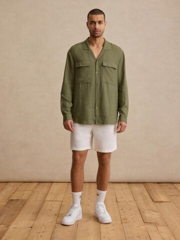 DAN FOX APPAREL Regular fit Button Up Shirt 'Ruben' in Green