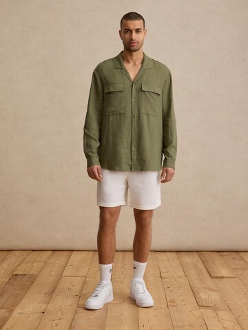 Coupe regular Chemise 'Ruben' DAN FOX APPAREL en vert